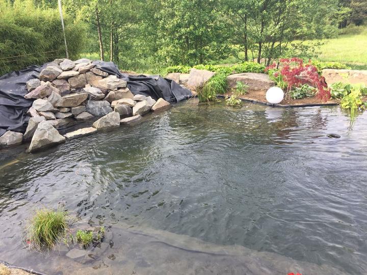 Actual product image Aquagart Teichfolie PVC 2m x 4m 0,5mm schwarz Folie für den Gartenteich