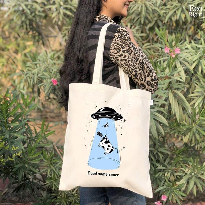 Produktbild Only-Bags.Store Stoffbeutel, Tote Bag Aesthetic, Einkaufstasche Canvas Tote Bag & Stoffbeutel