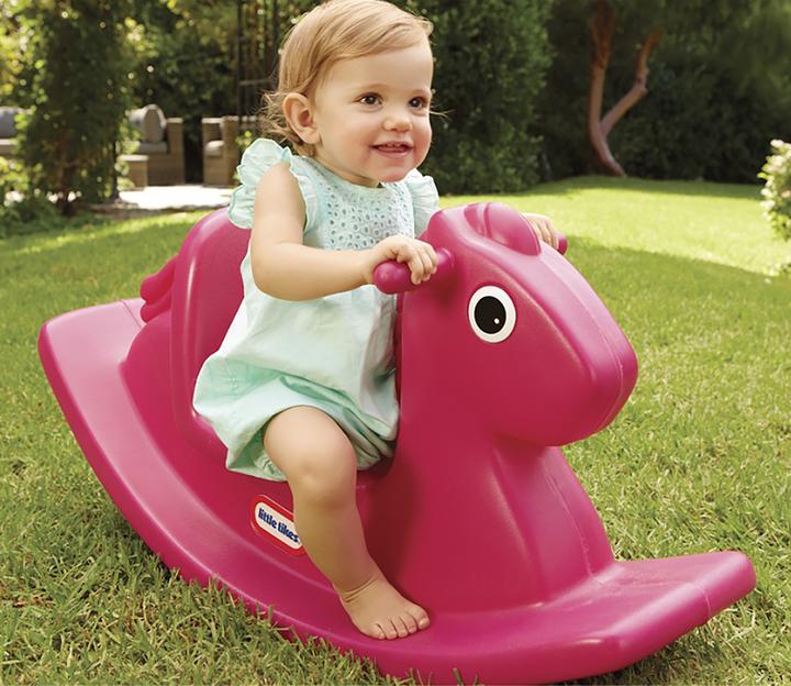 Actual product image Little Tikes Rocking Horse in Red Cardboard 173943
