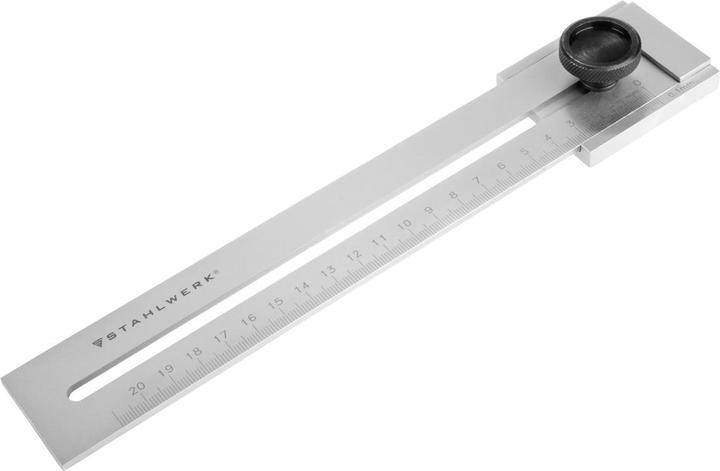 Stahlwerk Jauge de revêtement avec plage de mesure de 200 mm et vernier de 0,1 mm en acier inoxydable (1020 cm)