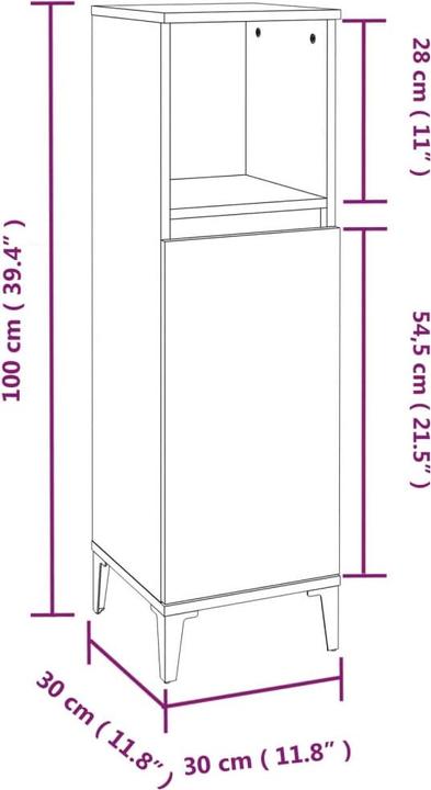 Produktbild vidaXL Badmöbel Set