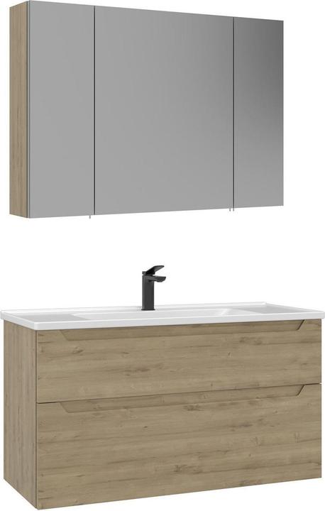 Produktbild Homitis Messina 100 v2 Bathroom Cabinet With Sink & Mirror Set (2 Pieces)