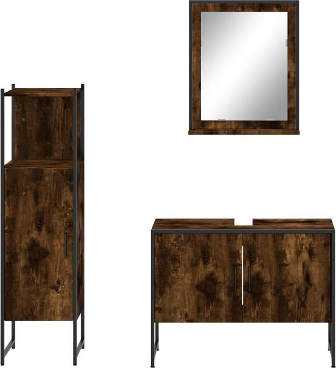 Produktbild vidaXL Badmöbel Set (33 x 12 x 120.50 cm)