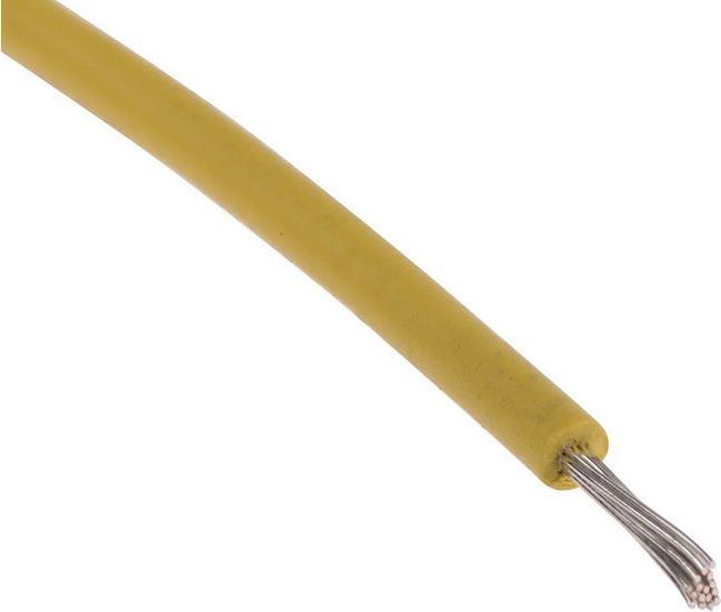 Produktbild RS PRO UL3239 Hook-up wire 22AWG Yellow 100m (100 m)
