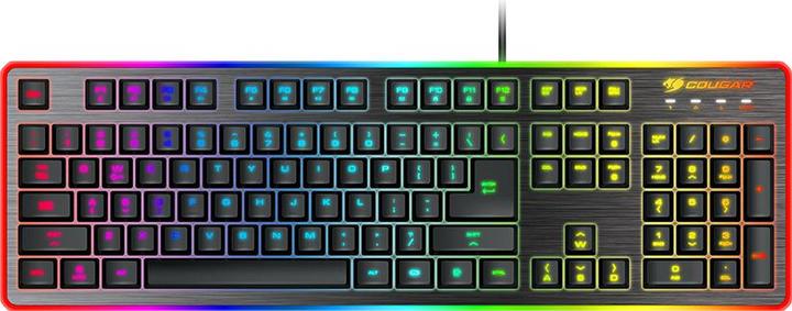 Actual product image Cougar DEATHFIRE EX keyboard USB QWERTY Black (DE, Cable)
