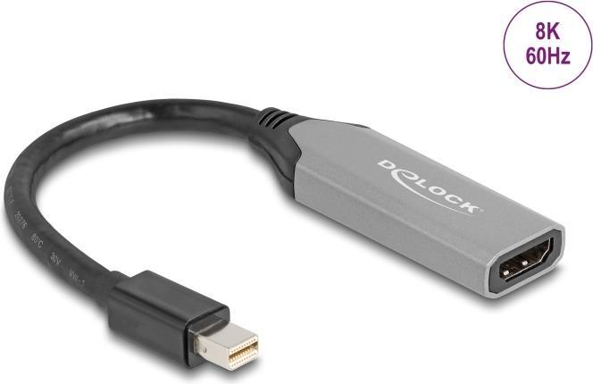 Delock 64331 DisplayPort Adapter Mini DP 1.4 Stecker auf HDMI Buchse (HDMI, 15 cm)