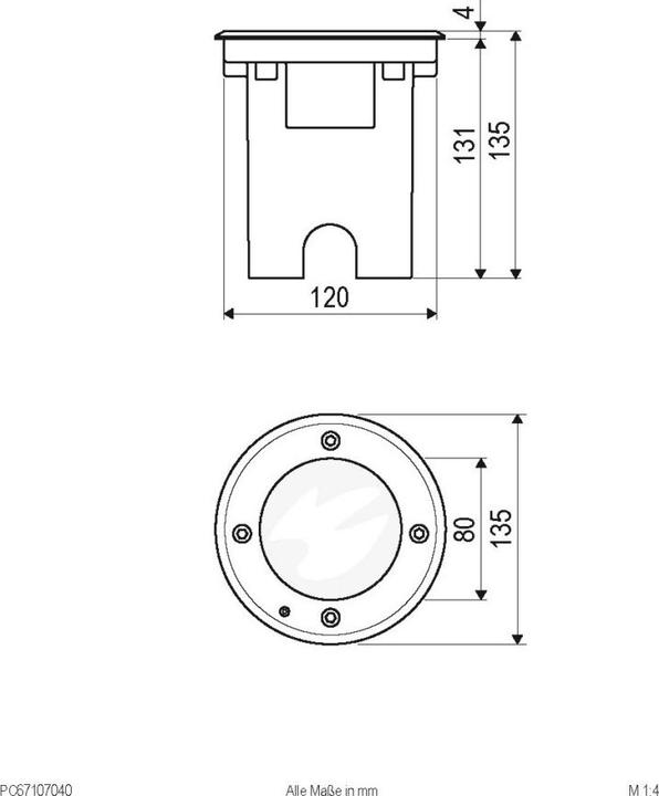 Produktbild EVN-Lichttechnik LED-Bodenleuchte (550 lm, IP67)