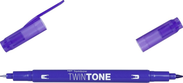 Produktbild Tombow Twintone Fasermaler (17, Prussian Blue, 1 x)