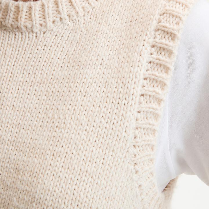 Produktbild La Redoute Collections Pullunder mit rundem Ausschnitt (S)