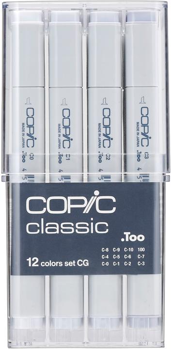 Produktbild Copic Grautöne CG (12x)