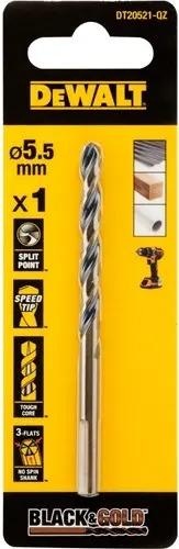Actual product image DeWalt 5.5mm Black Gold Hss Drill Bit (5.50 millimetres)