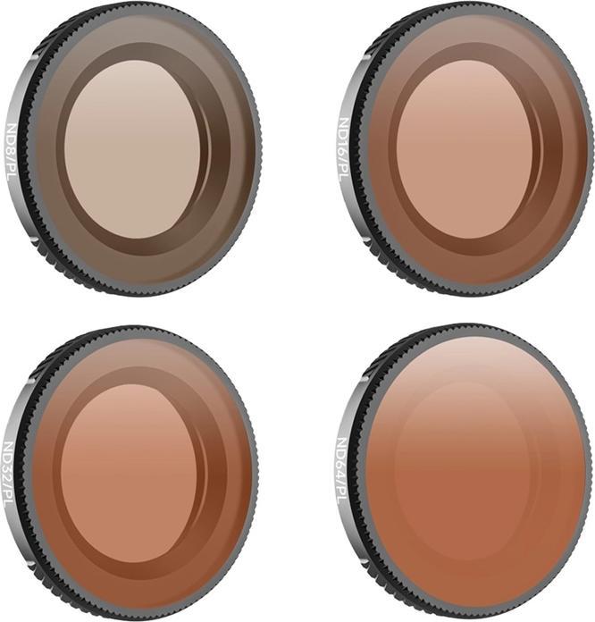 Sunnylife Set of 4 ND8/PL + ND16/PL + ND32/PL + ND64/PL filters for Osmo Nano (Neutral density filter, Polarizing filter)