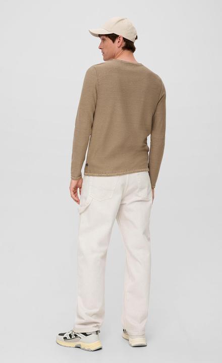 Produktbild s.Oliver Strickpullover Pullover mit Garment Dye (S)