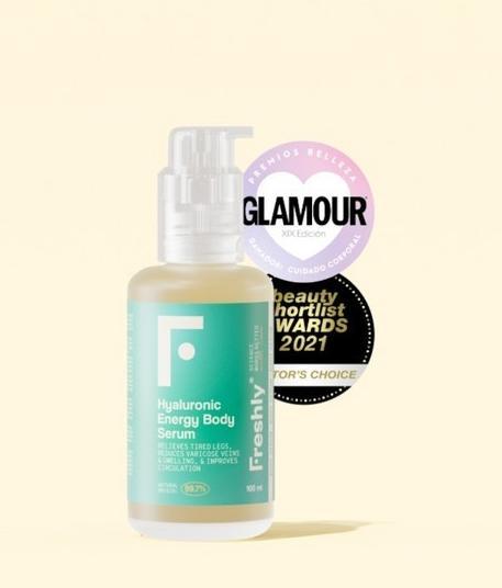 Actual product image Freshly Cosmetics Hyaluronic Energy Body Serum for Tired Legs, Varicose Veins, and Water Retention 1 (100 ml)