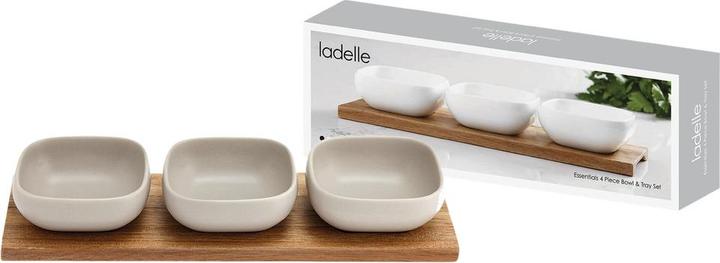 Actual product image Ladelle Essentials 4-piece bowl set - Taupe