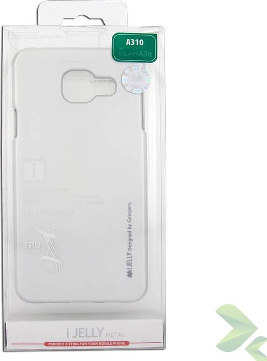Produktbild I-Jelly - Samsung Galaxy A3 (2016) Hülle (Silber) (Samsung Galaxy A3 (2016))