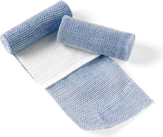 Produktbild Detectaplast blau elastischer Verband 8x4m 1Stk