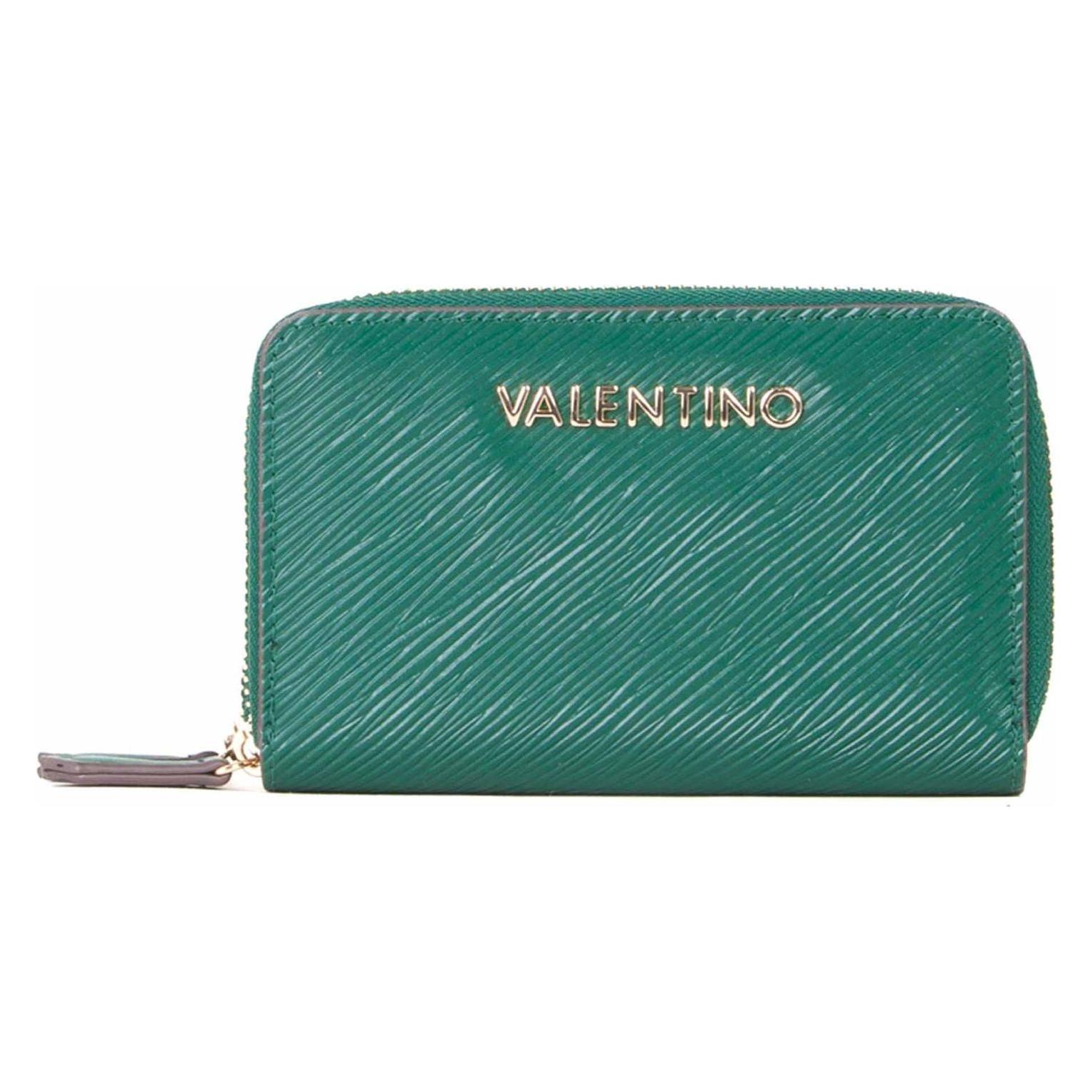 Valentino, Damen, Portemonnaie, Posillipo Zip Around Wallet, Grün