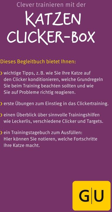 Immagine prodotto Katzen-Clicker-Box (Tedesco, Birgit Rödder, 2013)