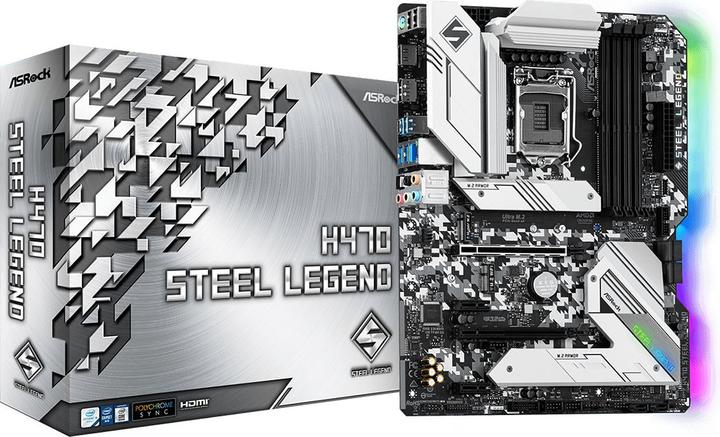 Produktbild AsRock H470 Steel Legend (LGA 1200, Intel H470, ATX)
