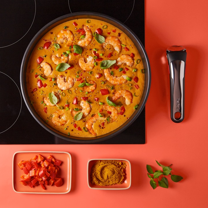 Actual product image Tefal Ingenio Premium handle with stainless steel inlay (18.30 cm, Metal, Plastic)