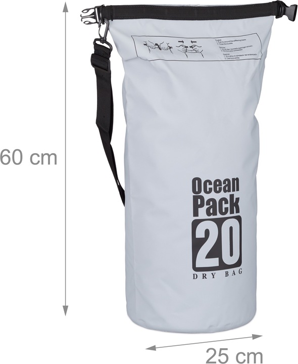 Actual product image Relaxdays 20 L Waterproof Dry Bag (20 l)