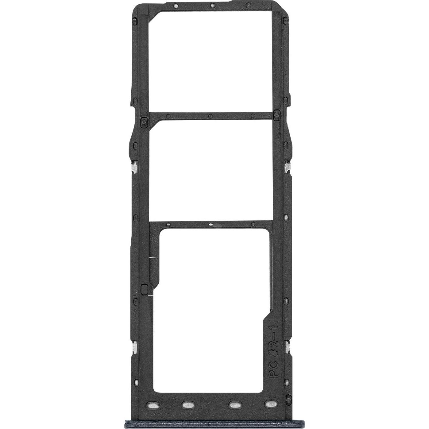 Clappio Ersatz Sim-Halter Samsung A10 (SIM-Halterung, Galaxy A10), Mobilgerät Ersatzteile, Schwarz