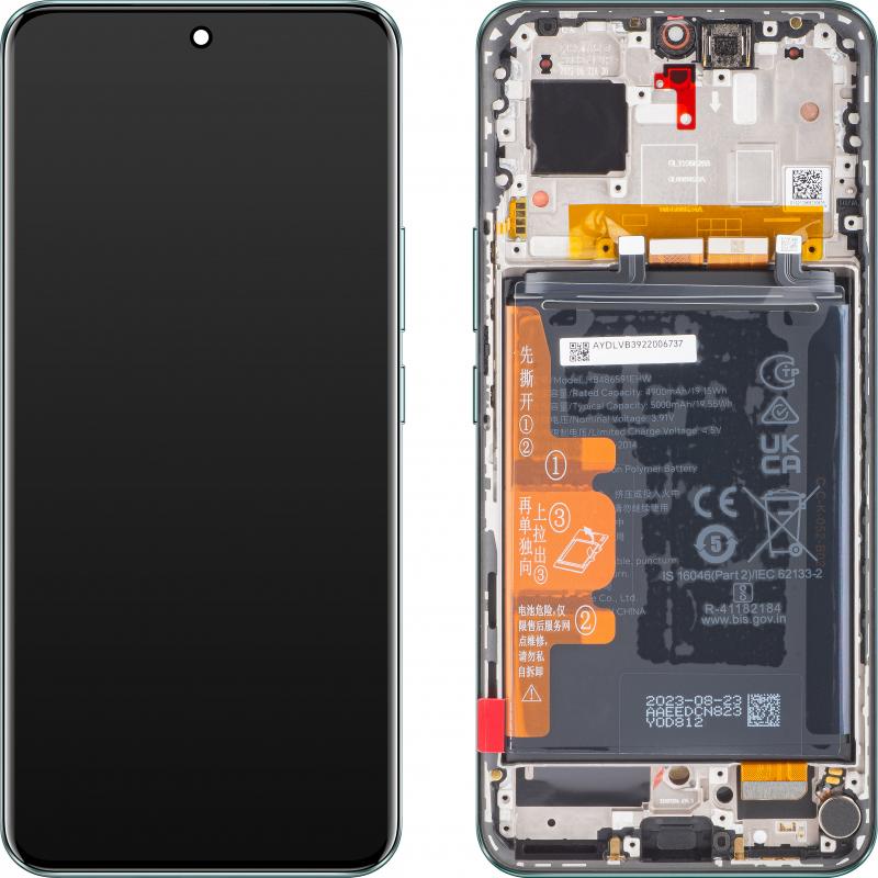 Honor Display Unit für 90, mit Akku, Emerald Grün, Batteria smartphone