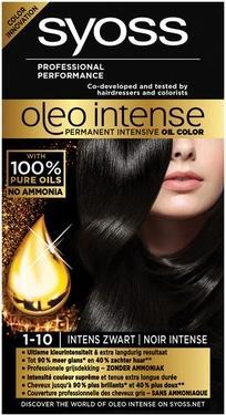 Image du produit Syoss Color Oleo Intense 1-10 Teinture noire intense pour cheveux (1-10)
