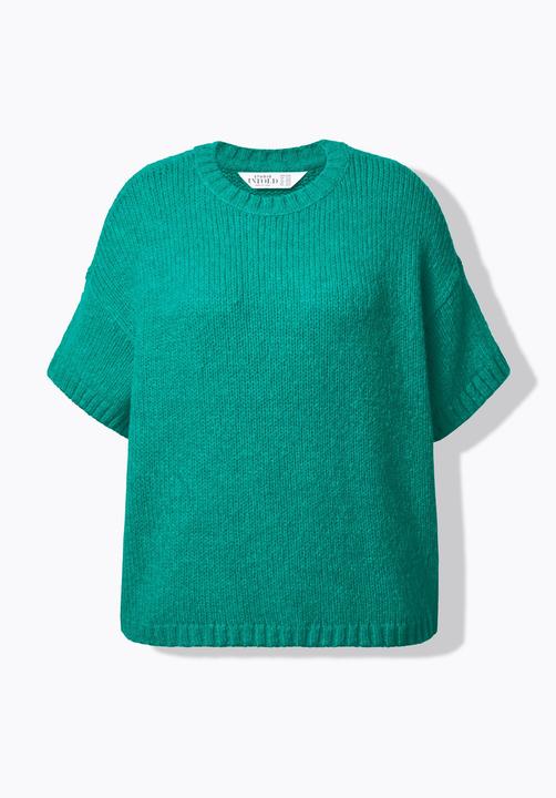 Actual product image Studio Untold Pullover, Oversize Shape, Fancy-Strick, Halbarm (46, 48)