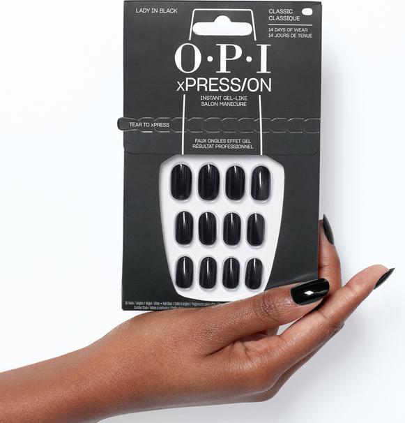 Produktbild OPI Xpress/On (Kunstnägel, Lady in Black)