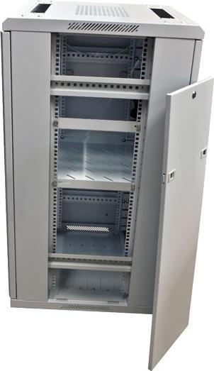 Actual product image Triton 19 cabinet 42U W600 / D600mm *light grey* SNB series glass door (42 RU, 19 inch rack)