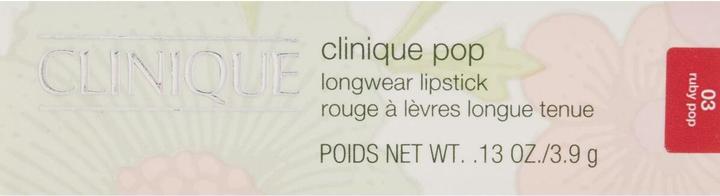 Produktbild Clinique Pop Longwear Lipstick Matte Ruby Pop