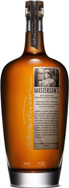Image du produit 35 Maple Street 10 ans Masterson's Straight (Rye Whisky, 1 x 75 cl)