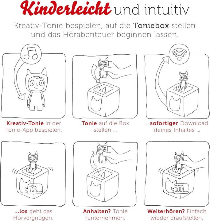 Produktbild Tonies Kreativ Tonie Grau (dunkelbraun) (Deutsch)