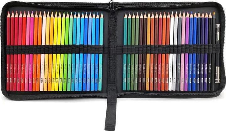 Image du produit The Toy Company 72 Stück 2B Farbstifte, Buntstifte Set mit Aufbewahrungstasche, ideal zum Zeichnen und Kritzeln (72x)