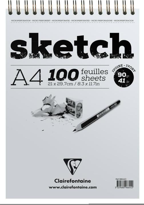 Produktbild Clairefontaine Trockene Techniken (A4)