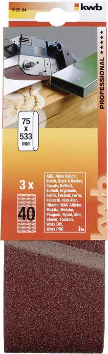 Actual product image kwb Sanding belt (40)