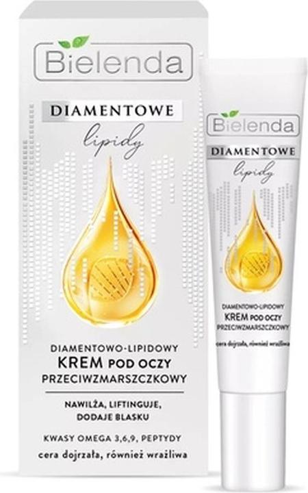 Image du produit Bielenda BIELENDA Diamentowe Lipidy przeciwzmarszczkowy krem pod oczy 15ml (Crème pour les yeux, 15 ml, Journée)