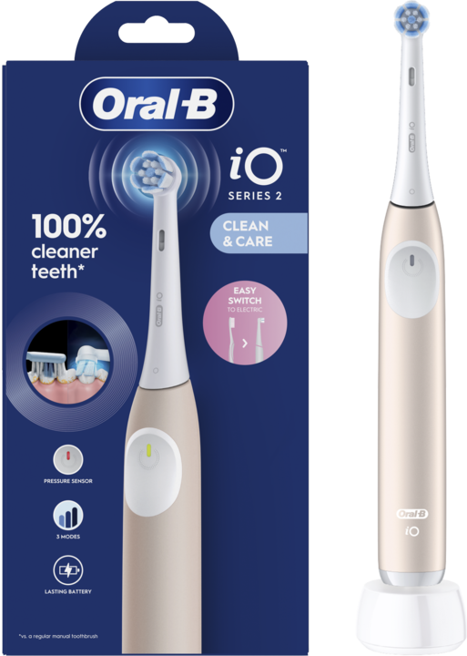 Actual product image Oral-B iOS2.1C9.0 Calm Pink (Oscillating toothbrush)
