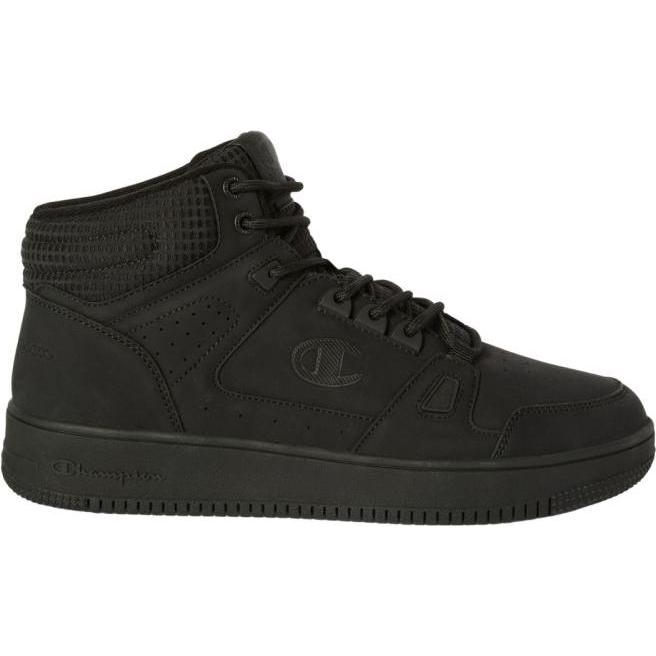 Champion, Uomini, Mocassini, Schwarze Herren-Schuhe mit mittelhohem Schaft, Nero, (45)