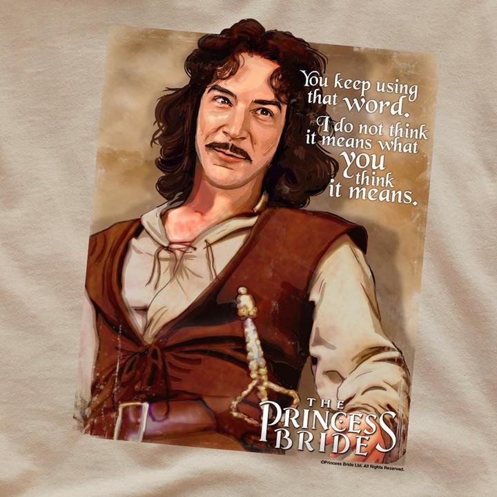 Produktbild The Princess Bride Word TShirt (M)