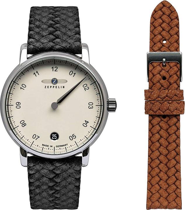 Actual product image Iron Annie Zeppelin New Captain's Line 8643-5 Quartz (Digital watch, 36 mm)