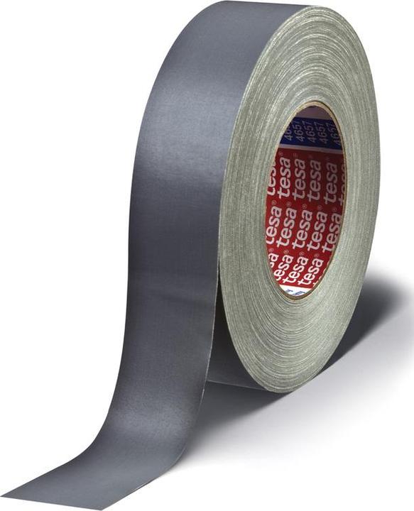 Actual product image tesa Fabric tape 4657, 19 mm x 50 m, grey (19 mm)