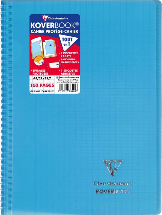 Actual product image Clairefontaine Koverbook (A4, Checked, Soft cover)