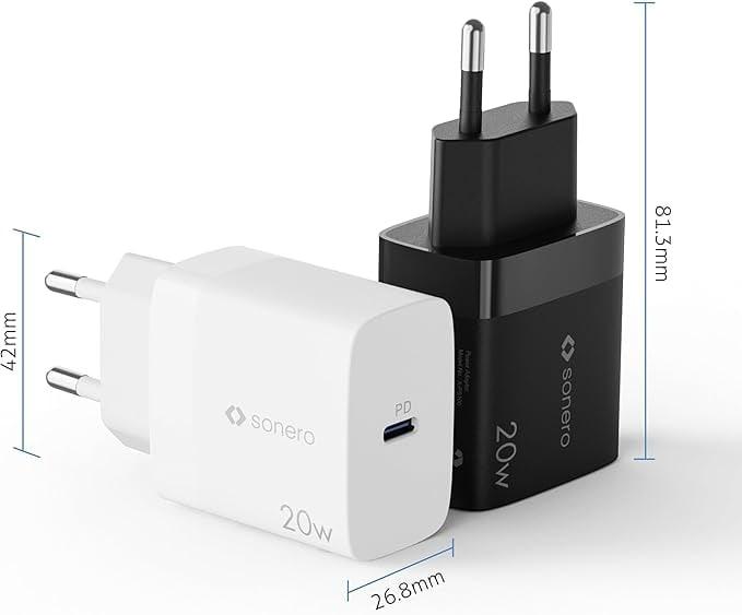 Actual product image Purelink Sonero SON X-PS101 USB charger, 20 W, PD, 1x USB-C, white (20 W, 1 portion)