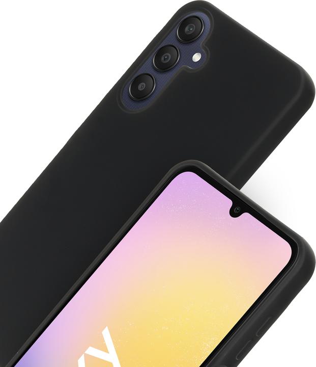 Produktbild Mobiparts Silicone Cover Samsung Galaxy A25 Black (Samsung Galaxy A25)