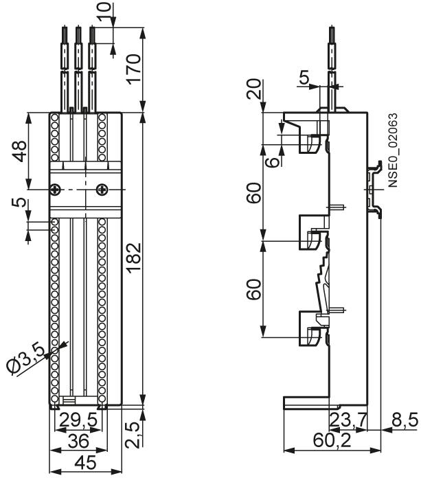 Image du produit Siemens Support d'appareils 8US1250-5AM00
