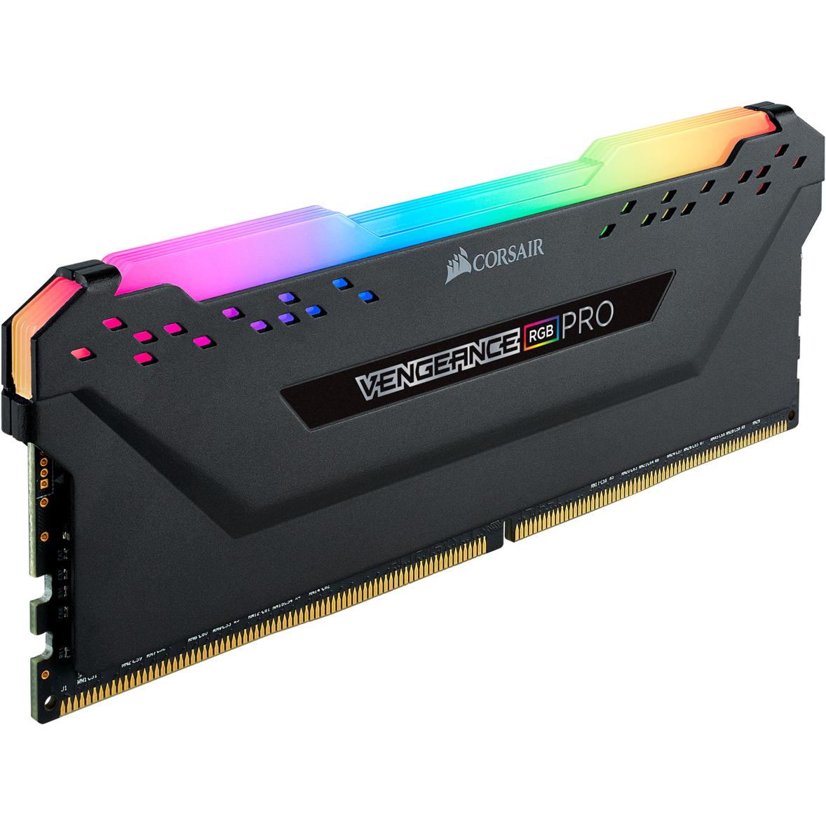 Corsair Vengeance RGB Pro (1 x 16GB, 3600 MHz, DDR4-RAM, DIMM), RAM, Schwarz