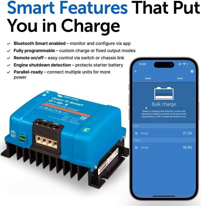 Image du produit Victron Energy Orion-Tr Smart 12/48-18 isoliert